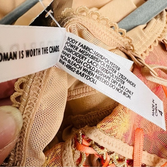 Torrid Embroidered Baby Doll Chemise - Picture 5 of 5